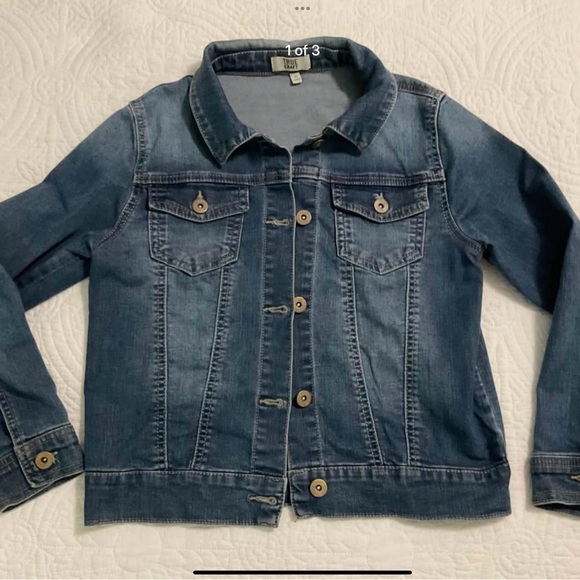 GIRLS TRUE CRAFT DENIM JACKET - Picture 1 of 2